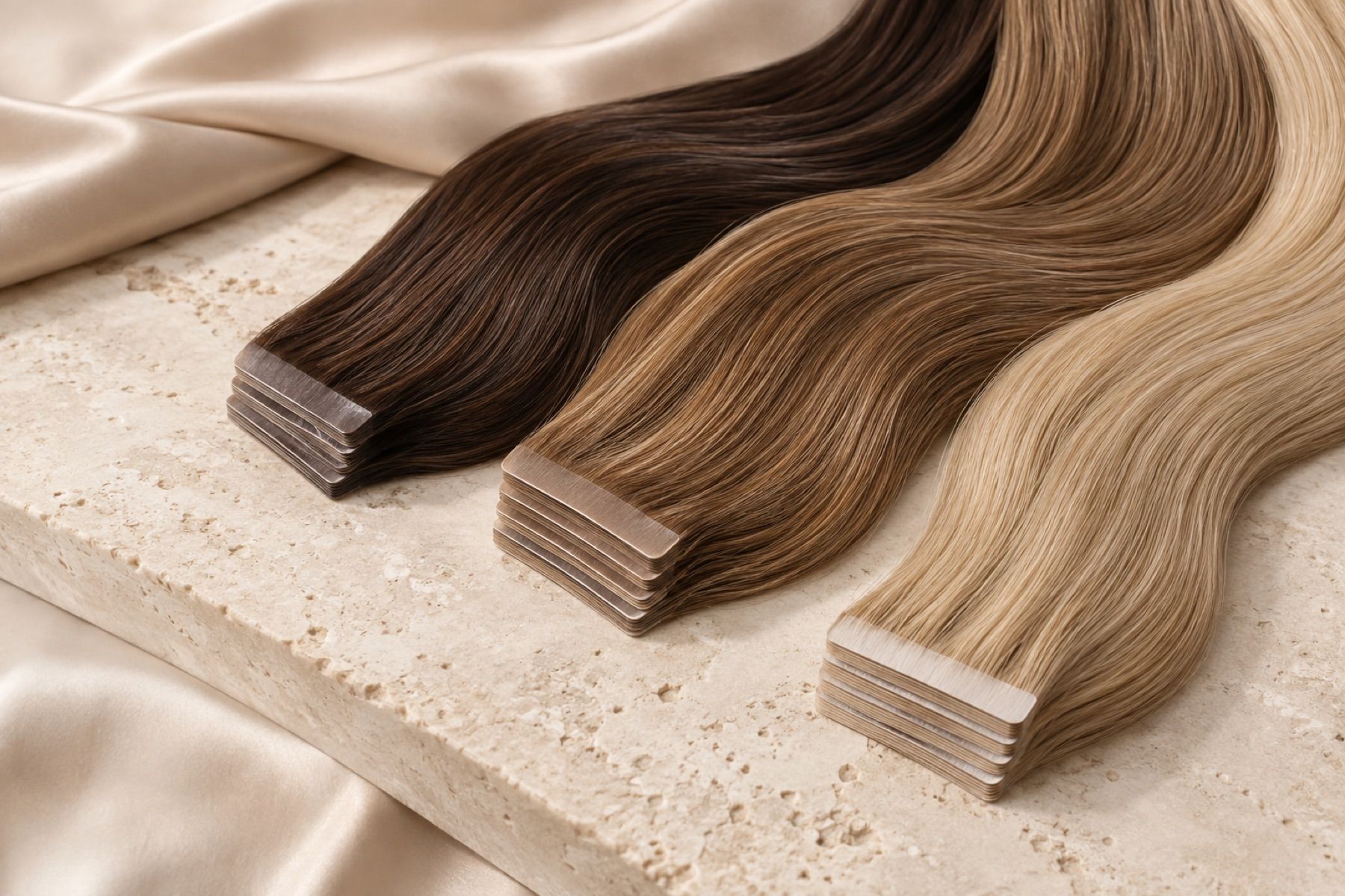 Extensiones Tape Invisible UNICA en tonos profesionales